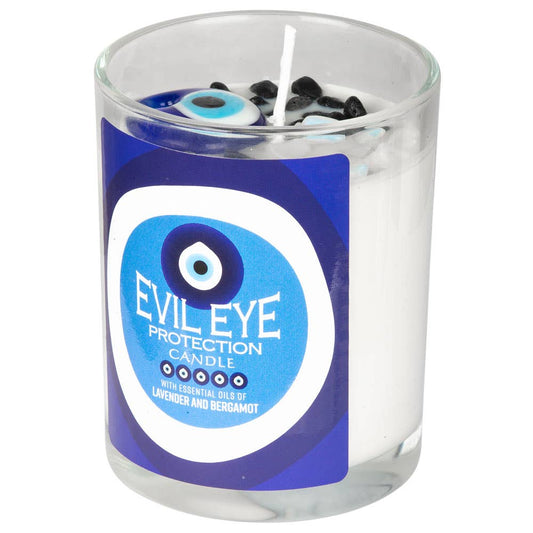 Benjamin International - Evil Eye Glass Jar Candle
