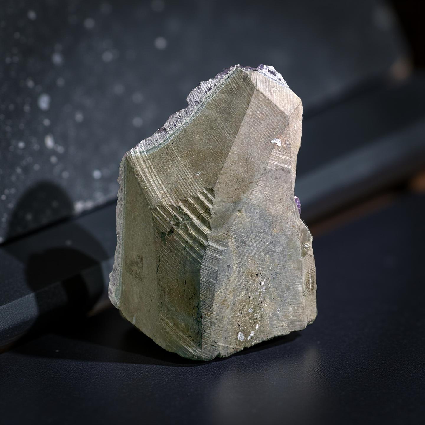 Amethyst Cut Base from Brazil – 712g Natural Purple Crystal for Peace, Protection & Spiritual Clarity