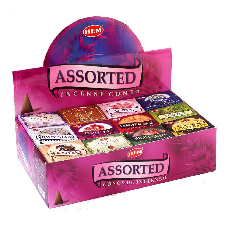 Benjamin International - Hem 48 Pack Assorted Cones