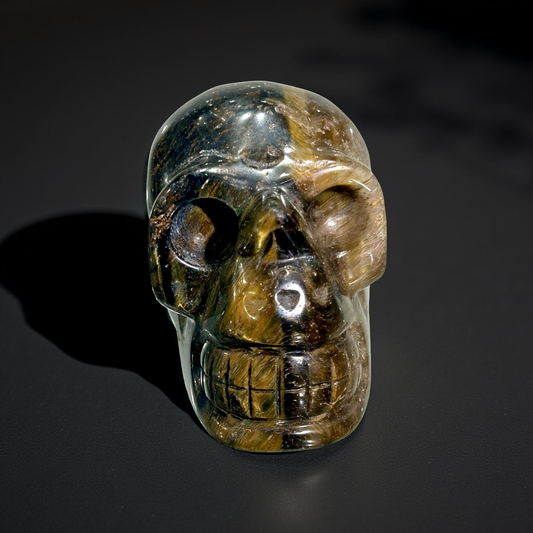 Tigers Eye Skull