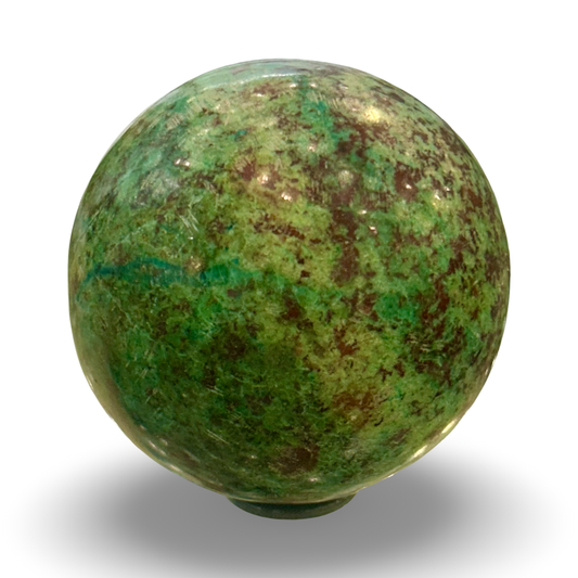 Chrysocolla Sphere – 395g | 3” x 3”
