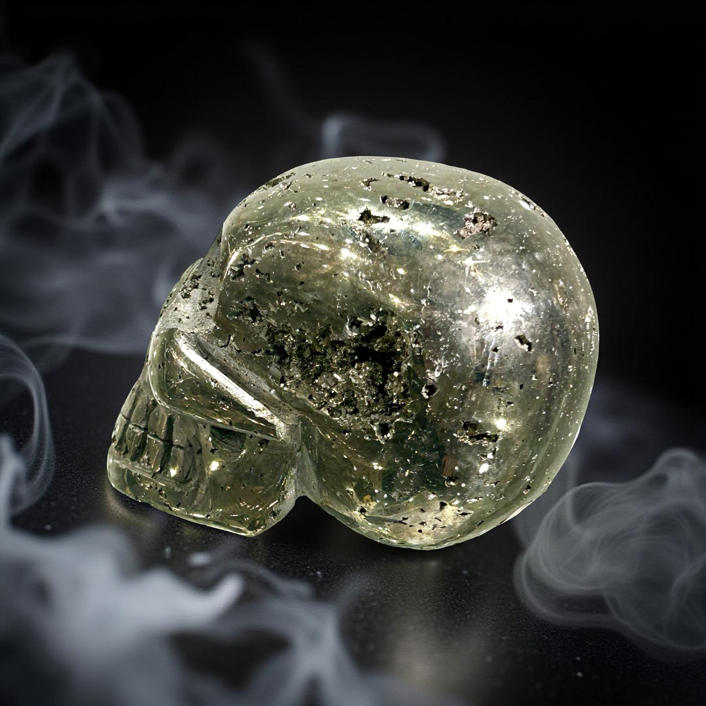 Pyrite Skull Large