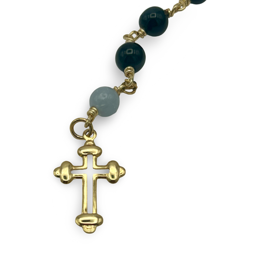 Black Tourmaline Rosary – 6mm Beads, 18”
