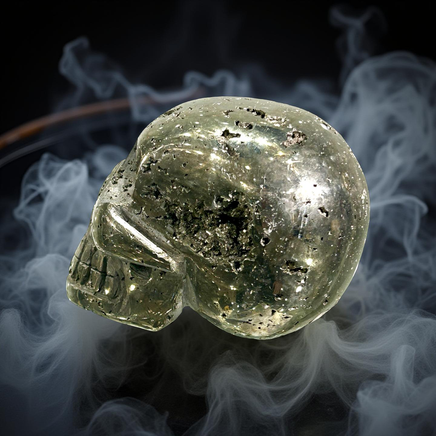 Pyrite Skull Large