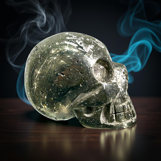 Pyrite Skull Large