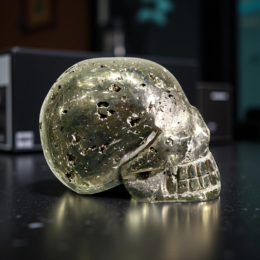 Pyrite Skull Large