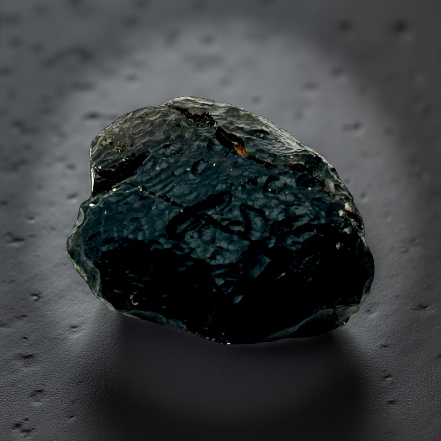 Colombianite Tektite – 25g | 1.5” x 1” | Rare Natural Meteorite Glass