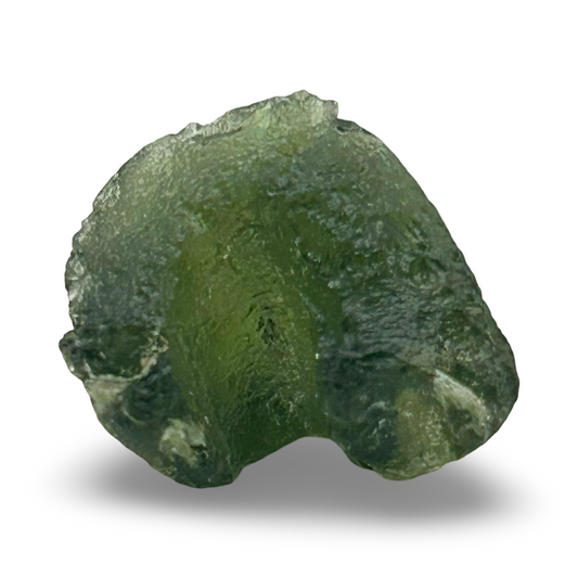 Moldavite – 4g | 1” x 0.5” | Rare Natural Meteorite Glass Crystal