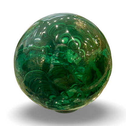 Malachite Sphere – 639g | 3.5” x 3” |