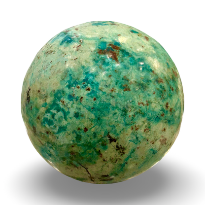 Chrysocolla Sphere – 132g | 1.5” x 2”