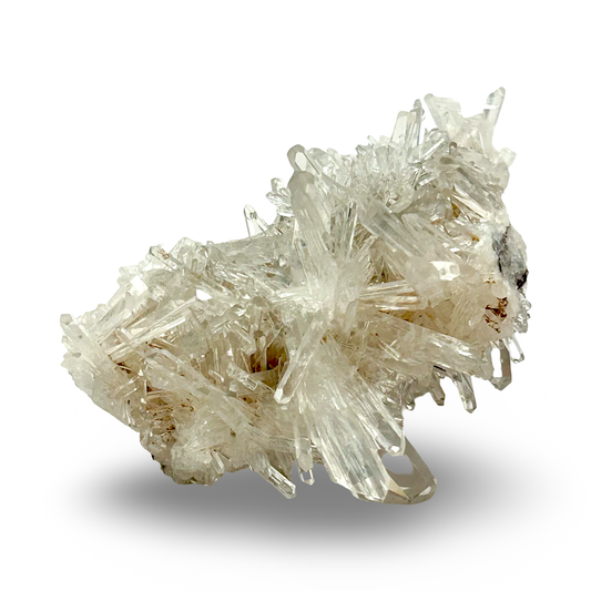 Colombian Lemurian Needle Cluster – 156g | 4” x 2.6” | Natural Quartz Crystal from Colombia