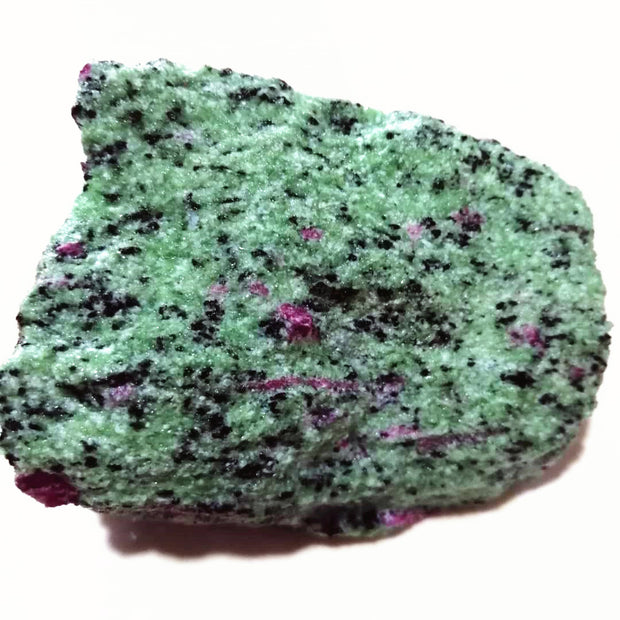 Natural Red And Emerald Raw Stone Raw Mineral Crystal