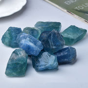 Natural Blue Fluorite Raw Stone