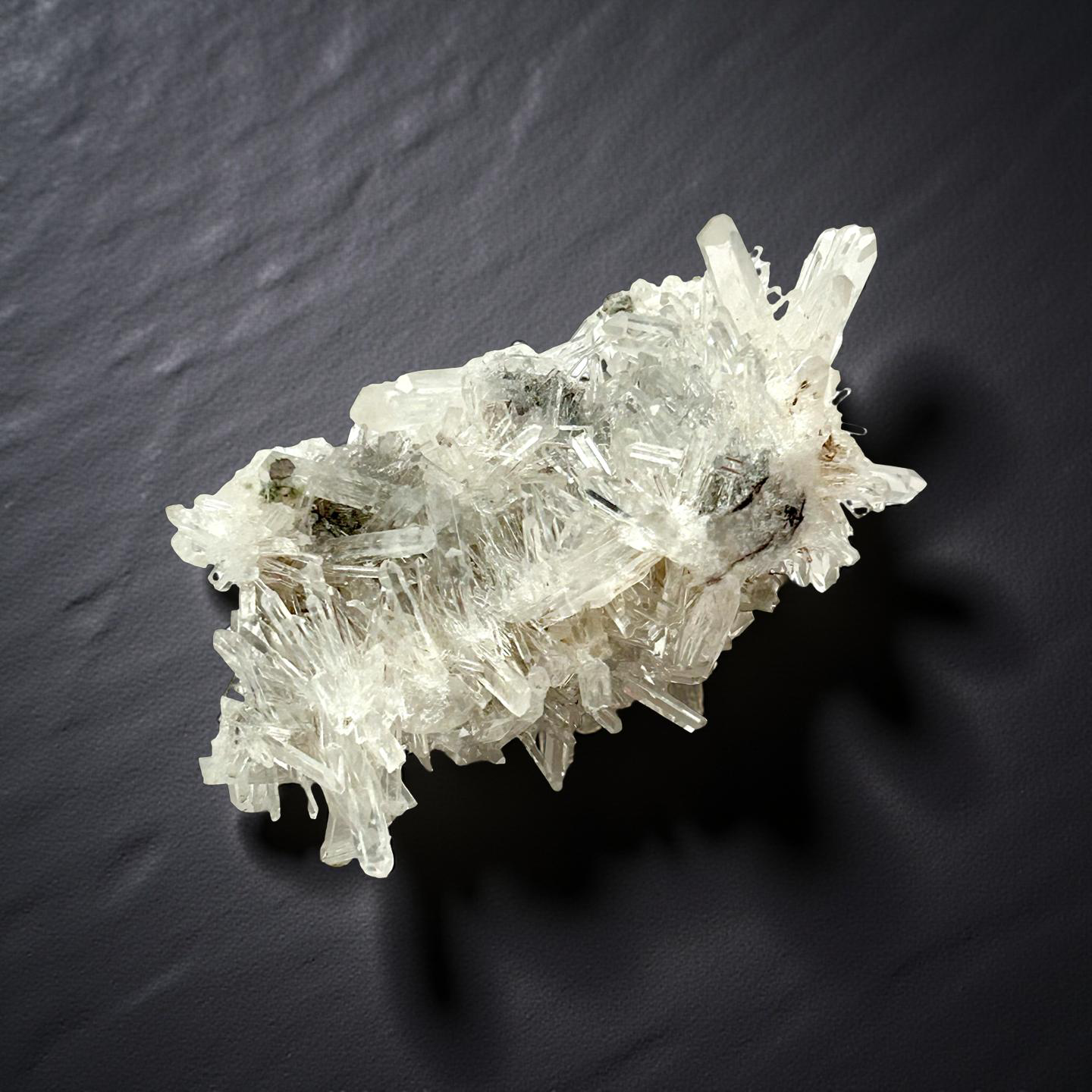 Colombian Lemurian Needle Cluster – 156g | 4” x 2.6” | Natural Quartz Crystal from Colombia