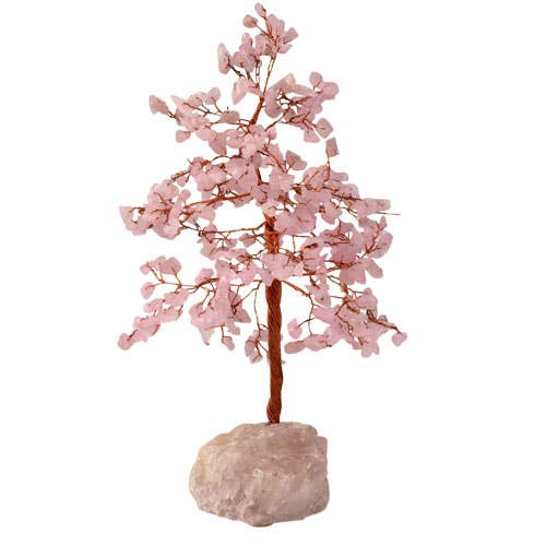 Benjamin International - ROSE QUARTZ 300 STONE GEMSTONE TREE