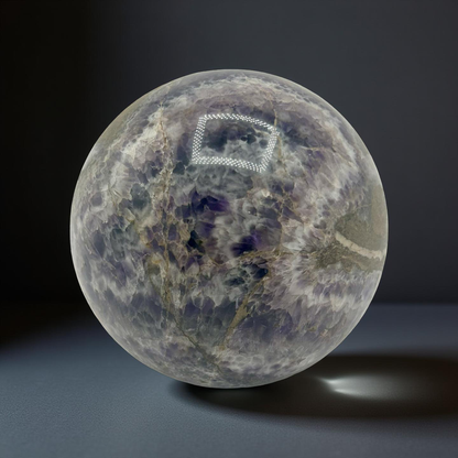 Chevron Amethyst Sphere