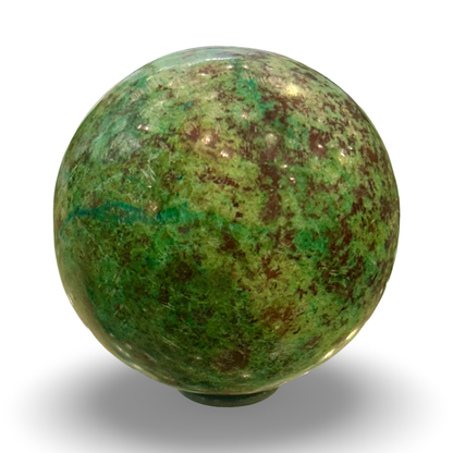 Chrysocolla Sphere – 395g | 3” x 3”