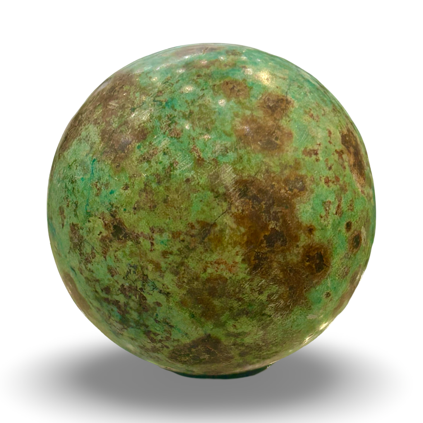 Chrysocolla Sphere – 240g | 2” x 2” |