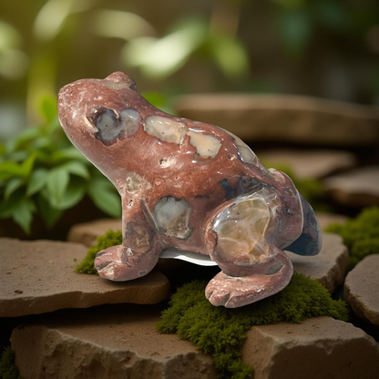 Fire Opal Figurine – 27g, 2” x 1.5”