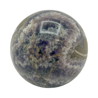 Chevron Amethyst Sphere