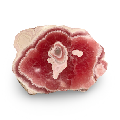 Natural Rhodochrosite Slab – 102g Pink Crystal for Love, Healing & Heart Chakra Energy | 3” x 3” Polished Display Stone