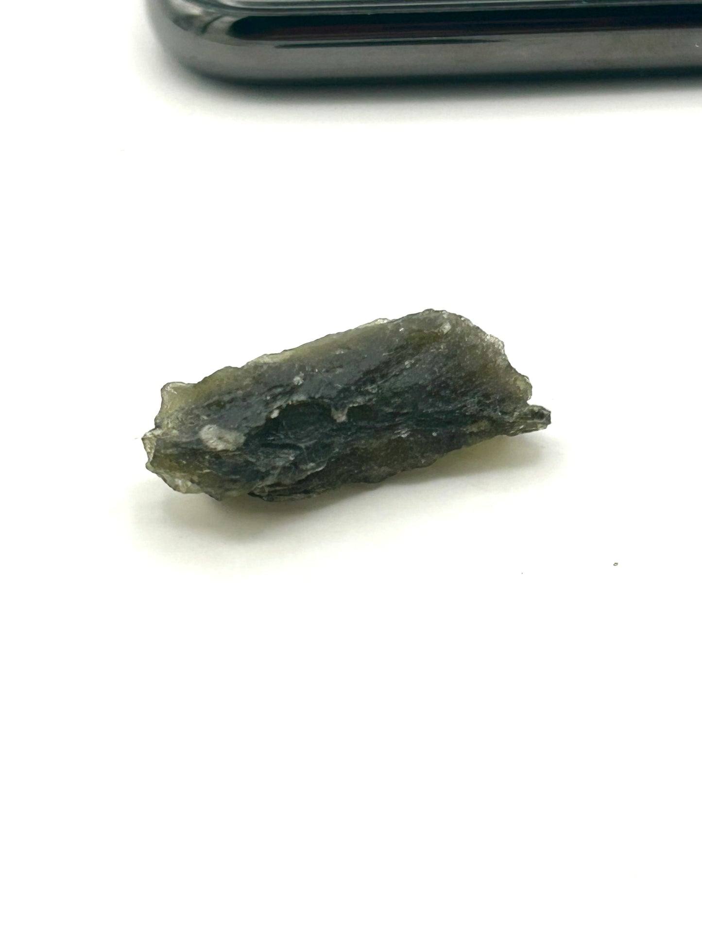 Moldavite – 3g | 1” x 0.5” | Rare Natural Meteorite Glass Crystal
