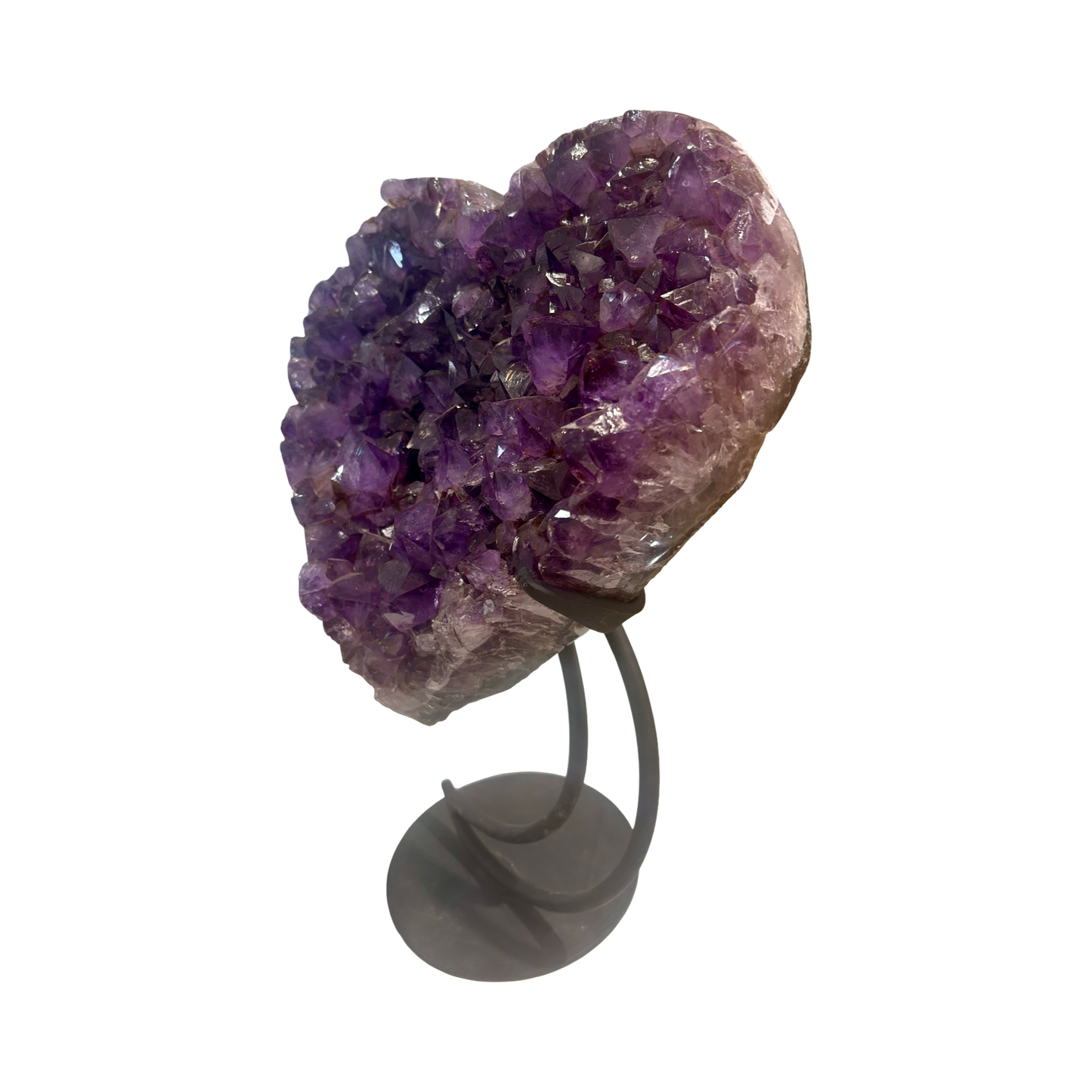 Amethyst Heart Cluster