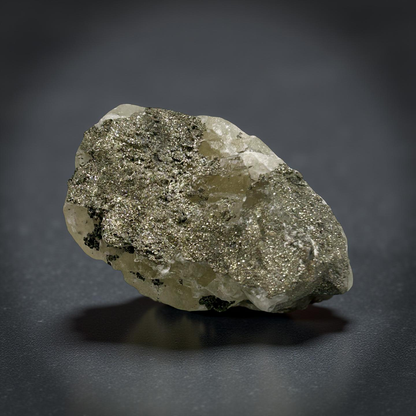 White Fluorite with Pyrite