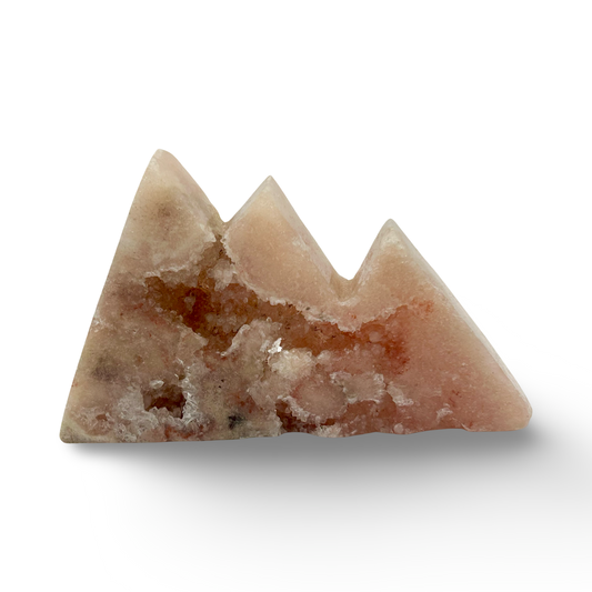 Pink Amethyst Mountain Carvings – 367g | 6” x 1” | Natural Crystal Sculpture