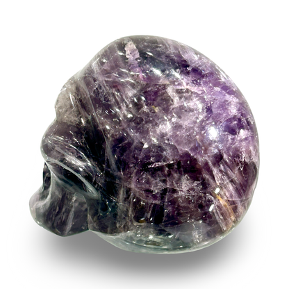 Chevron Amethyst Skull