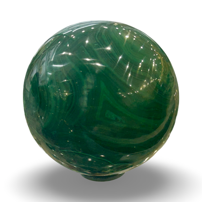 Malachite Sphere – 639g | 3.5” x 3” |