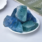 Natural Blue Fluorite Raw Stone