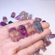 Natural Fluorite Raw Stone Pendant Accessories