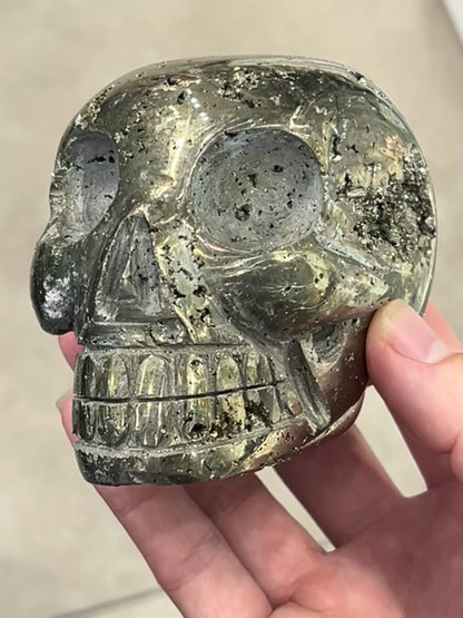 Pyrite Skull Large