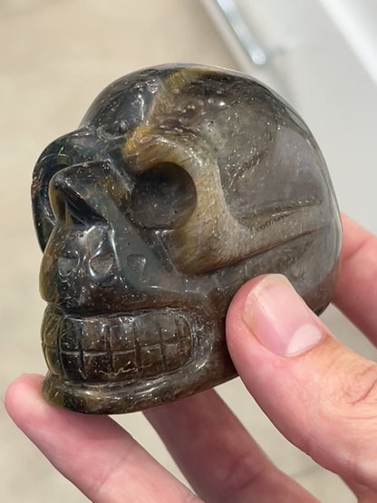 Tigers Eye Skull