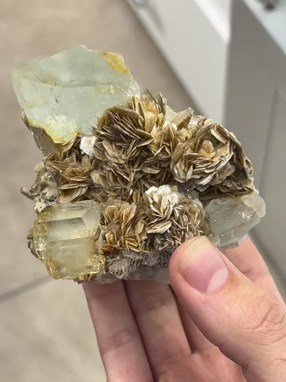 Aquamarine with Mica Specimen